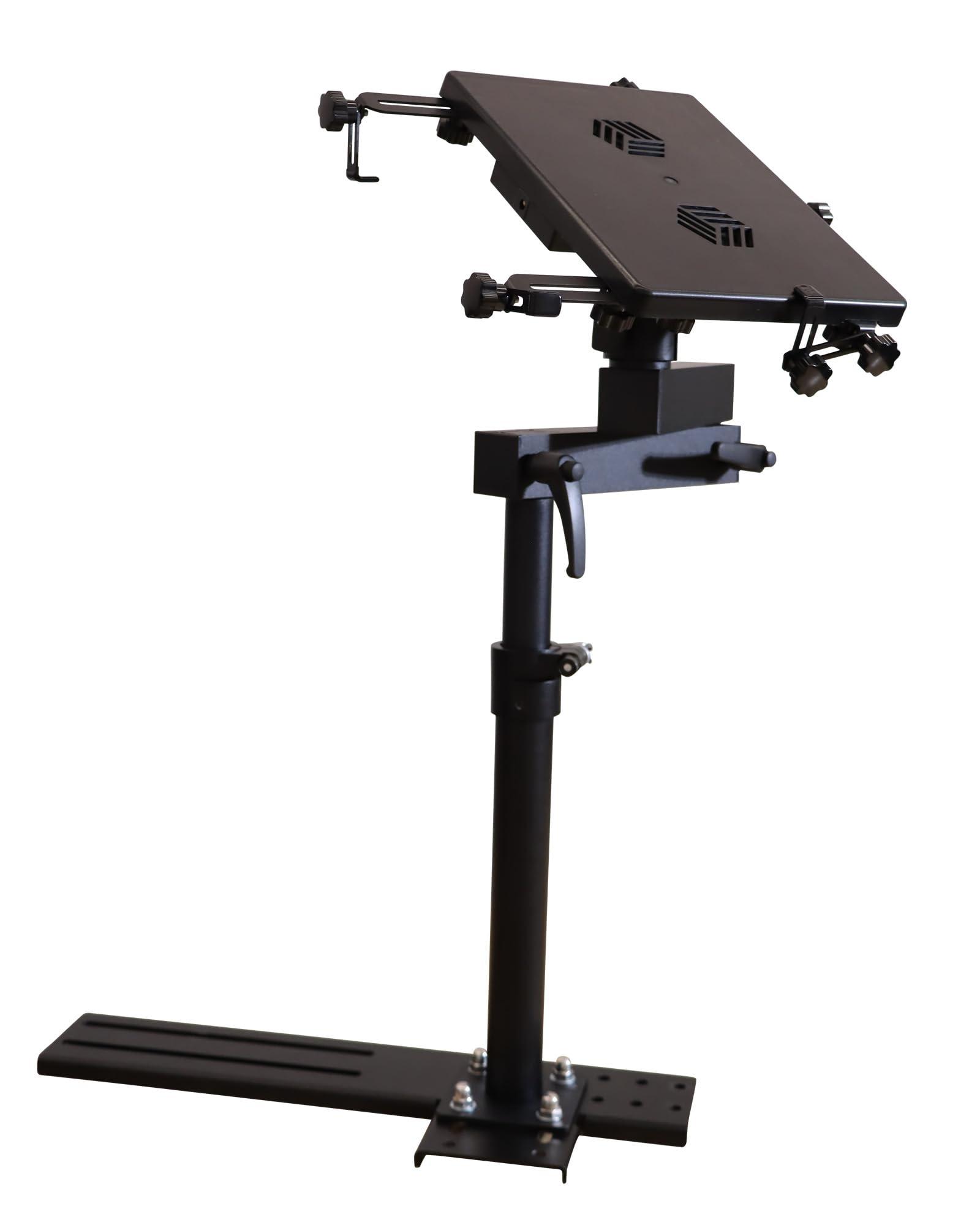 SPIRRELAB SPIRRELAB Car Laptop Mount for Vehicle, Trucks, Vans, Adjustable Aluminum No-Drill Laptop Car Holder