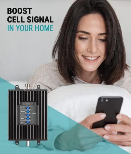 SureCall SureCall Fusion4Home Cell Phone Signal Booster Kit for Home and Office - Verizon, AT&T, Sprint, T-Mobile 3G, 4G and LTE, Covers Up to 3,000 Sq Ft, black (SC-PolyH-72-OP-Kit)