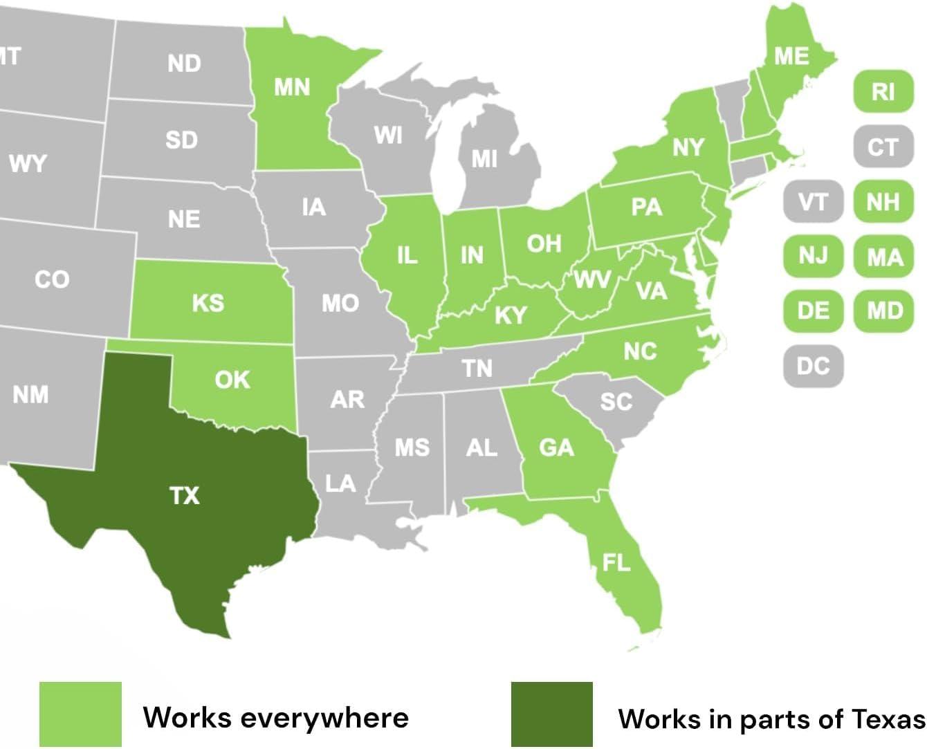 Bundled SunPass Transponder, Prepaid Toll Program for Florida, Georgia and North Carolina (Sticker)