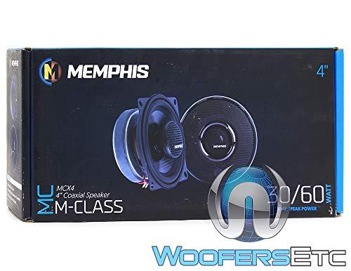 Kenwood Memphis MCX4 4" 30W RMS 2-Way MClass Series Coaxial Speakers