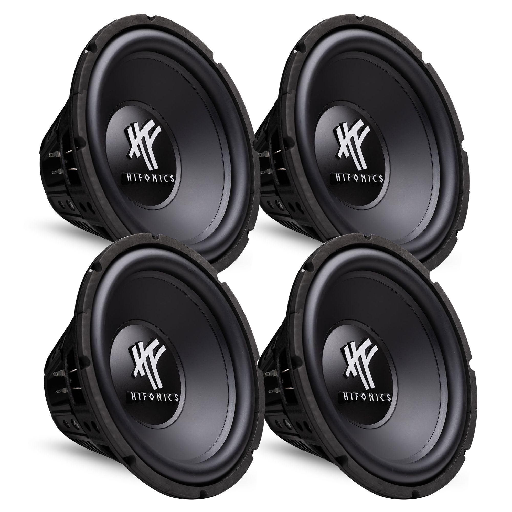 Hifonics Hifonics 4 HFX12D4 12\" 2400W Car Audio DVC Subwoofers Power Bass Subwoofers