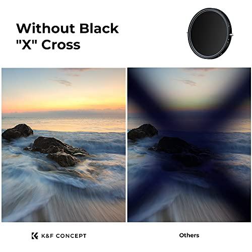 K&F Concept K&F Concept 72mm Variable Fader ND2-ND32 ND Filter and CPL Circular Polarizing Filter 2 in 1 for Camera Lens No X Spot Waterproof Scratch Resistant (Nano-X Series)