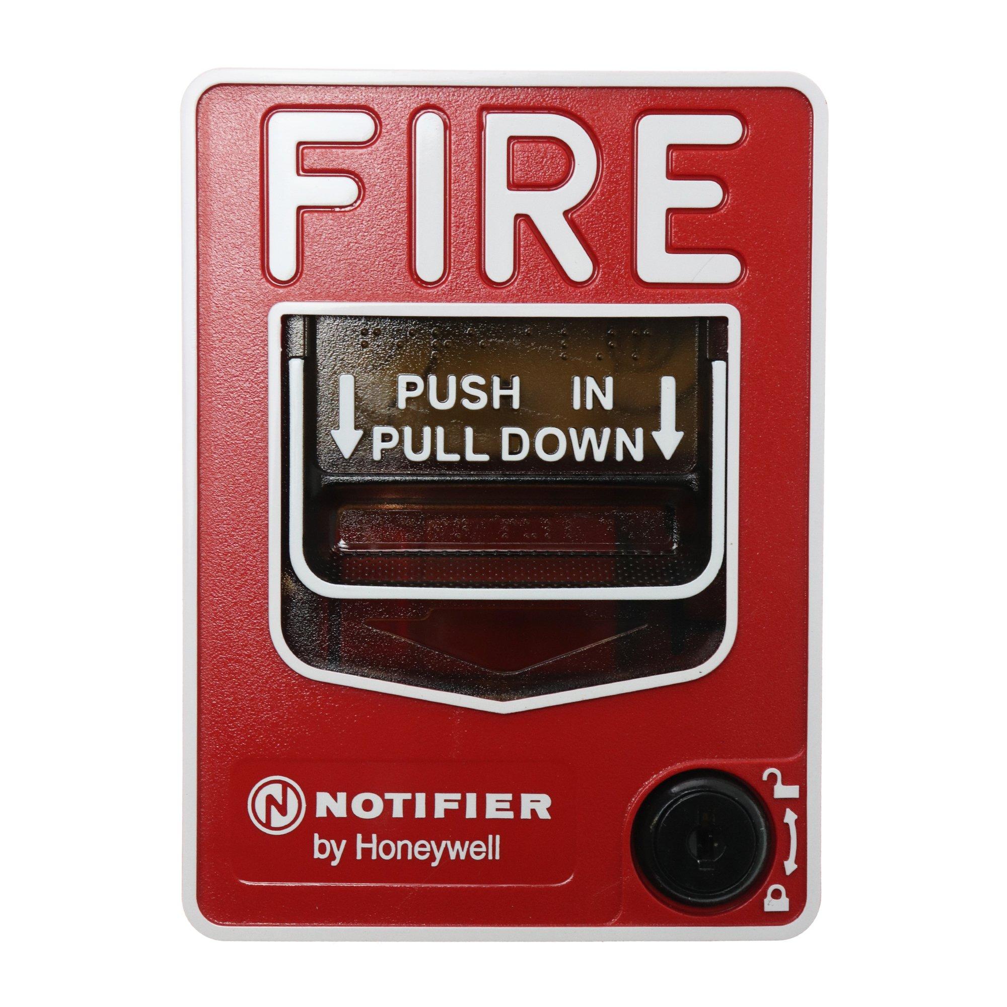 Notifier Notifier Nbg-12Lx Fire Alarm Addressable Pull Station Key Lock