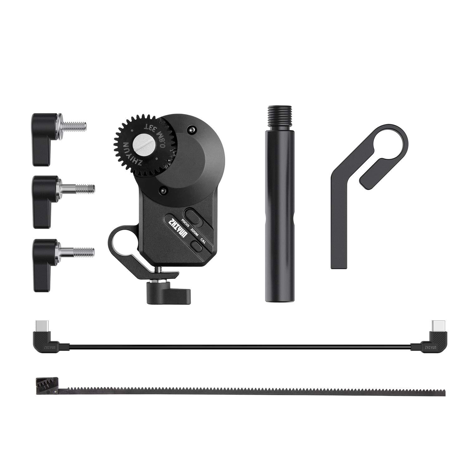 ZHIYUN Zhi yun [Official TransMount Servo Follow Focus Focus/Zoom Controller (CMF-06 Max) for Crane 2S WEEBILL LAB, Crane 3 LAB, Weebill S