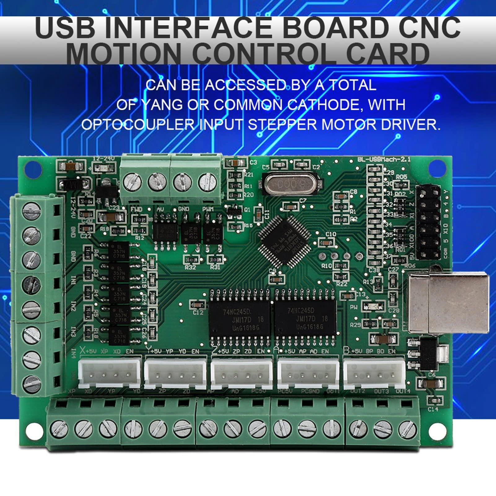 Garosa USB Interface CNC Motion Control Card Board Controller with Strong Anti-Interference Ability