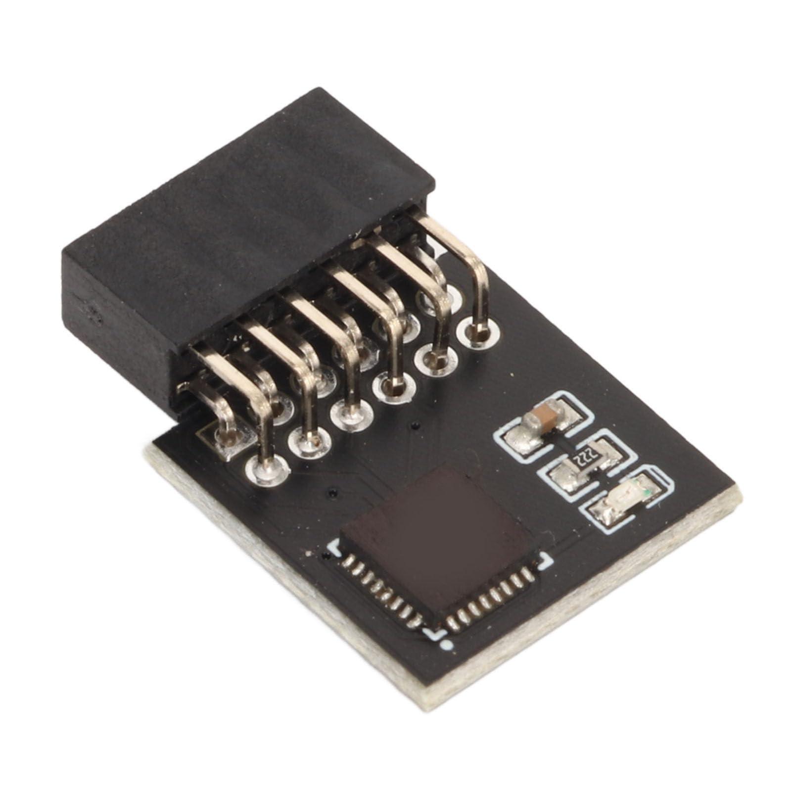 Gearwell TPM 2.0 Module, 12Pin SPI Interface Reliable Replacement SPI Module for WIN11 System for MSI Motherboard DDR4 Memory
