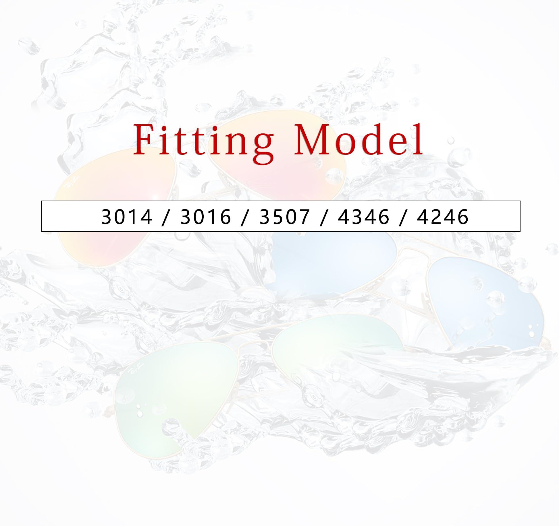 HiCycle2 Replacement Sunglass Screw Compatible for Ray Ban Wayfarer RB3016 Sunglasses,with Screw Driver (4pcs for LensSilver)