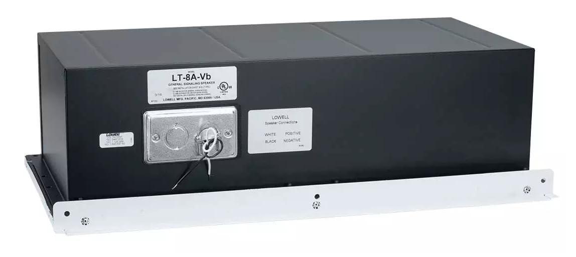 Lowell Lowell LT-8A-VB 8-Inch Coaxial Lay-in Tile Ceiling Speaker with 1x2 Grille, Enclosure; 50W Coaxial Driver with 20 Oz LF Ceramic Magnet; Excellent Power Handling and Smooth Sound Reproduction