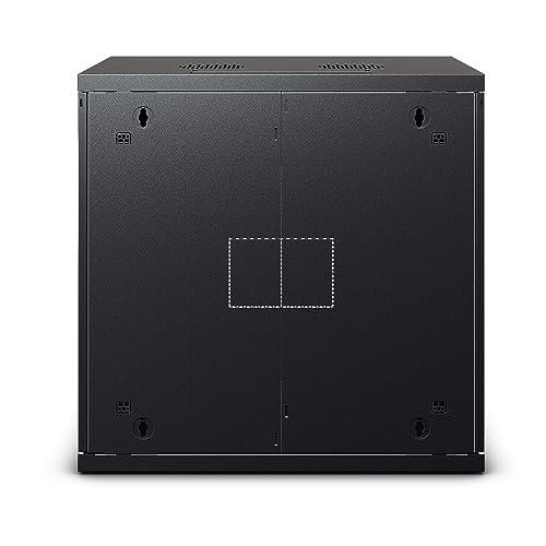 CyberPower CyberPower Carbon CR12U61003 12U Wall Mount Rack Enclosure, Black
