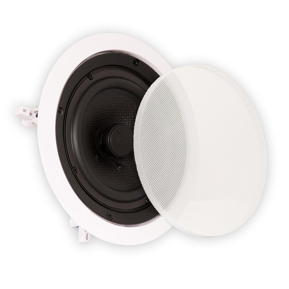 Theater Solutions TS65C Flush Mount In Ceiling Speakers with 6.5\" woofers Surround Sound Home Theater 10 Pair Pack