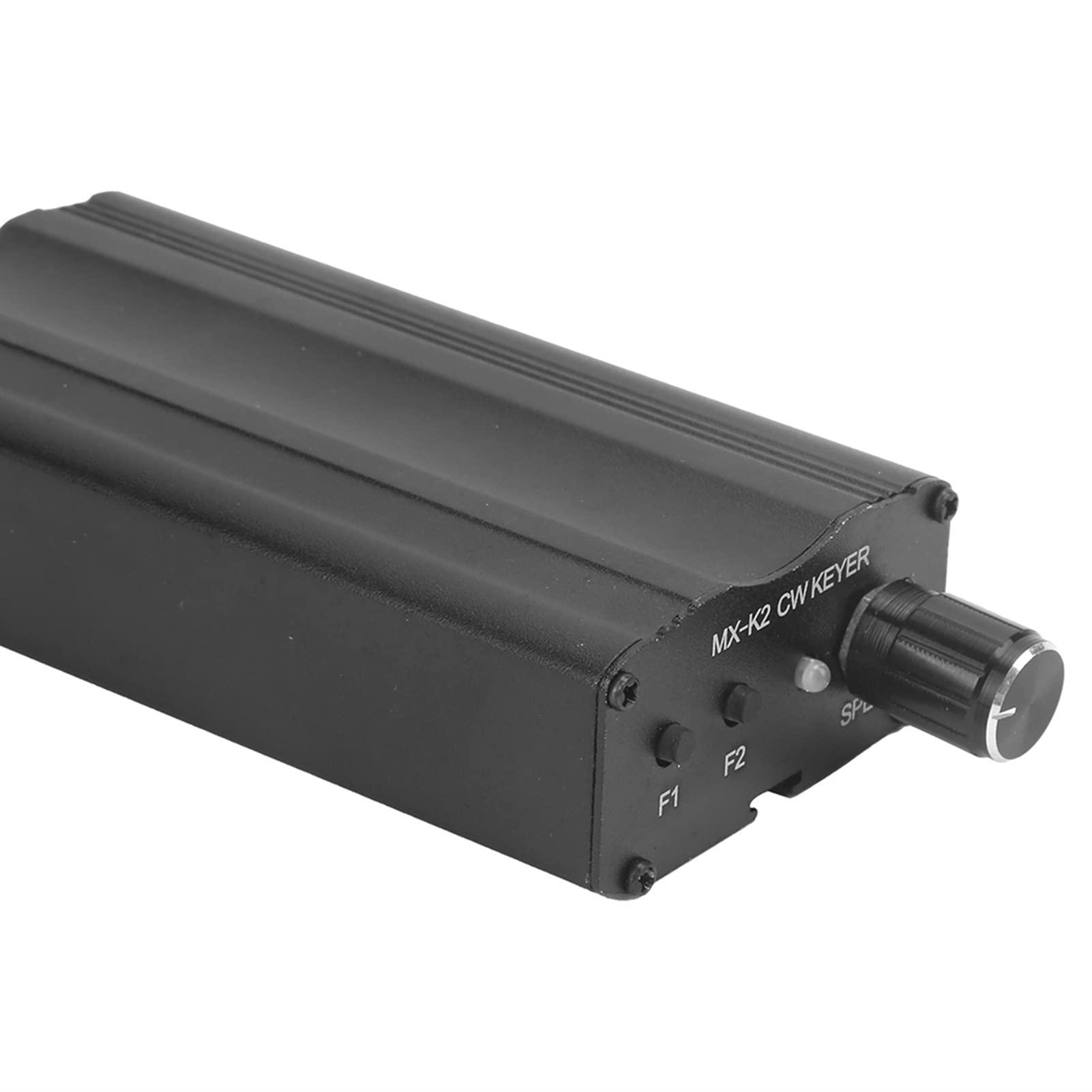 Greensen Morse Code Keyer Auto Memory Key Controller MX K2 Large Storage Capacity, Segmented Storage, Morse Code Keyer Transmitter for Radio Amplifier