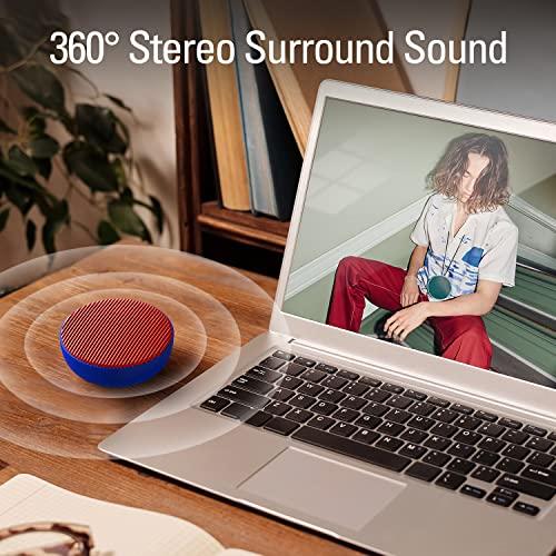 Vifa Vifa City Bluetooth Speaker, Portable Wireless Loudspeaker, Bluetooth 5.0 / Dual Pairing / IPX4 Waterproof, HiFi Audio & Built-in Mic Mini Speakers for Travel and Party (Ultramarine Coral)