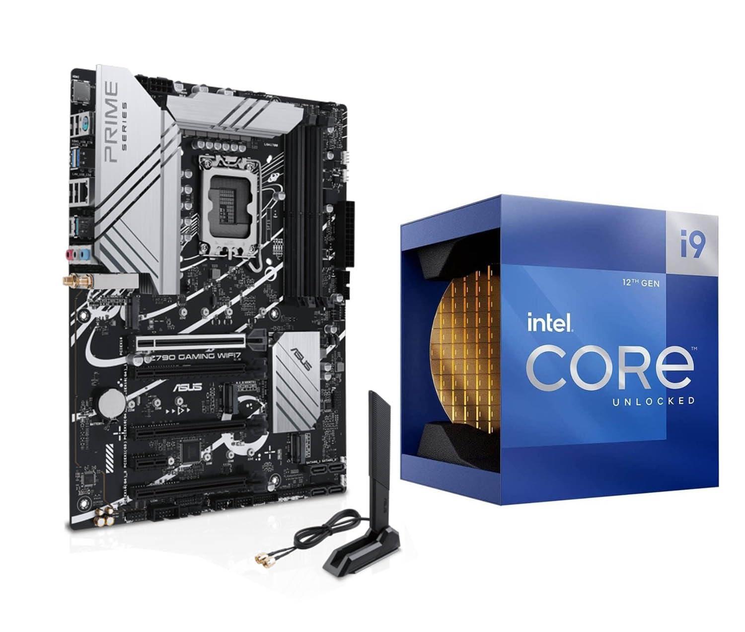 INLAND INLAND 3 in 1 Bundle: Intel 12900K Desktop CPU+ASUS Z790 Gaming WiFi7 Motherboard+INLAND Performance Plus 2TB NVMe SSD