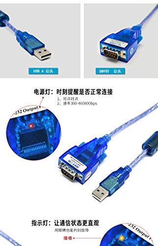 U-Tek UTEK UT-8801 1.5M Length USB to RS-232 Converter ver2.0(1-Port USB to RS-232 Serial Converter with ESD Protection)