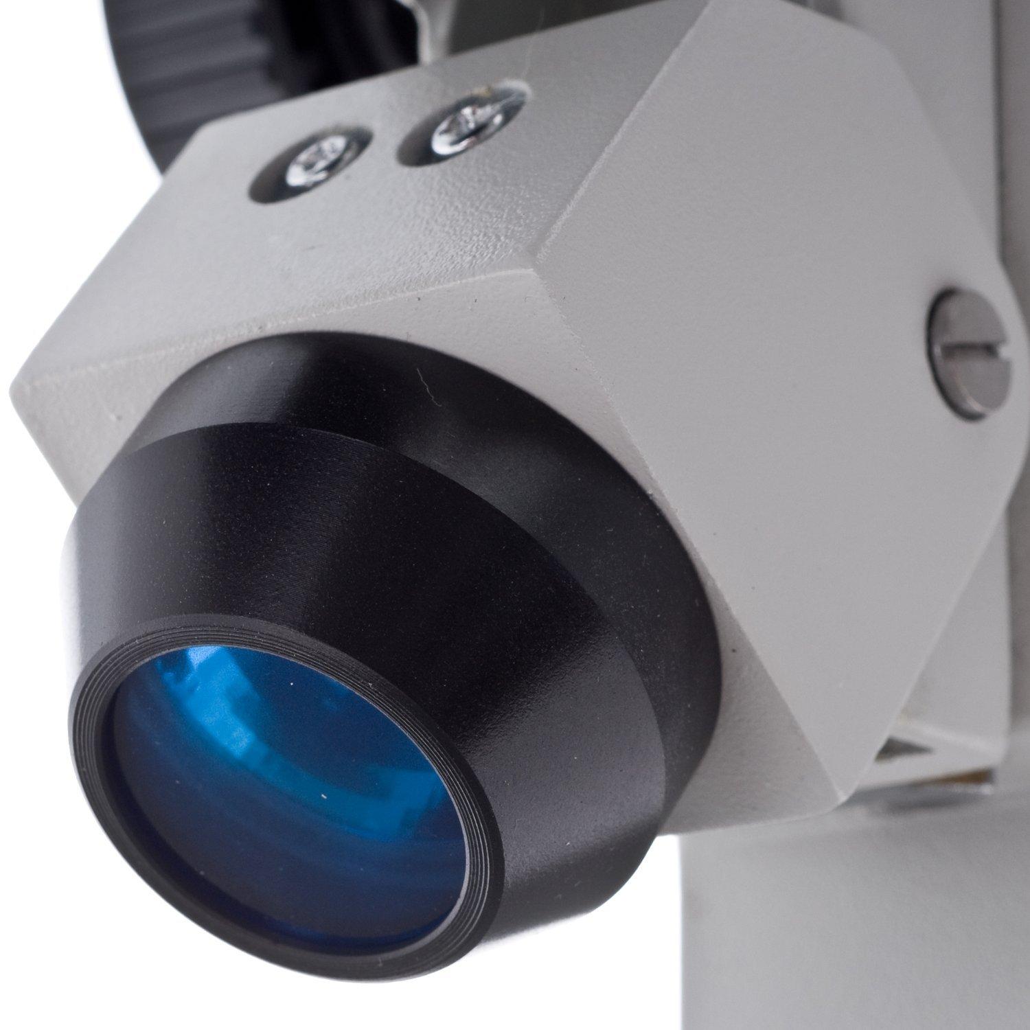 Omano Omano OM2344-T - 7.5X-45X - Trinocular - Zoom Stereo Inspection Microscope - Double-Wide Base - Dual Halogen Illumination