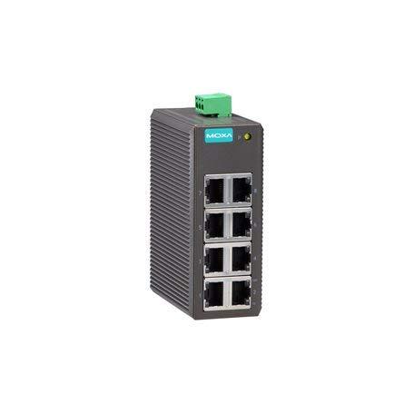 Moxa Moxa Unmanaged Ethernet Switch with 6 10/100BaseT(X) Ports, and 2 100BaseFX Multi-Mode Ports with ST connectors, -40 to 75°C Operating Temperature