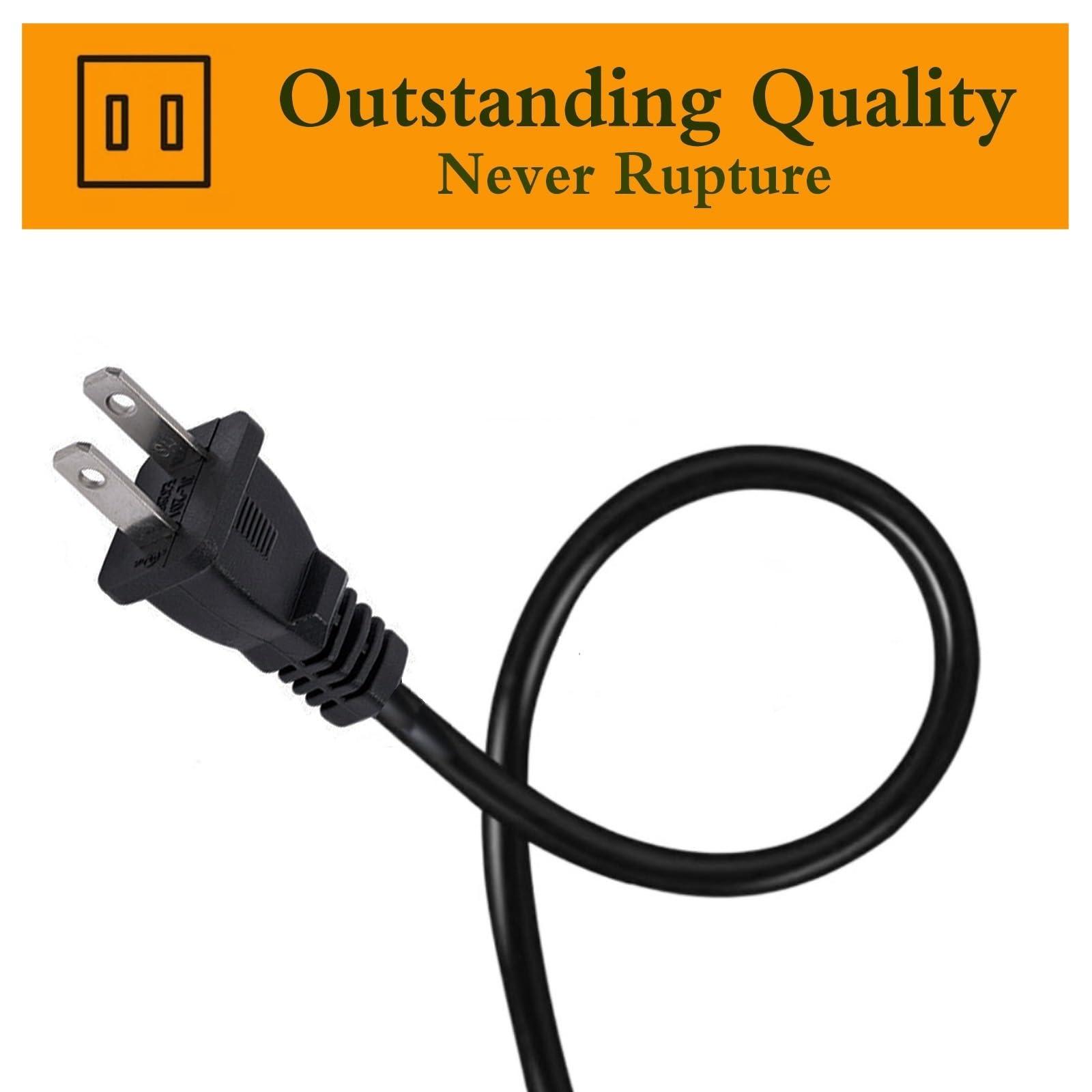 AUZERES Power Cord Cable Compatible with Apple TV 1st, 2nd, 3rd, 4th, 5th Generation Replacement Apple TV Power Cord