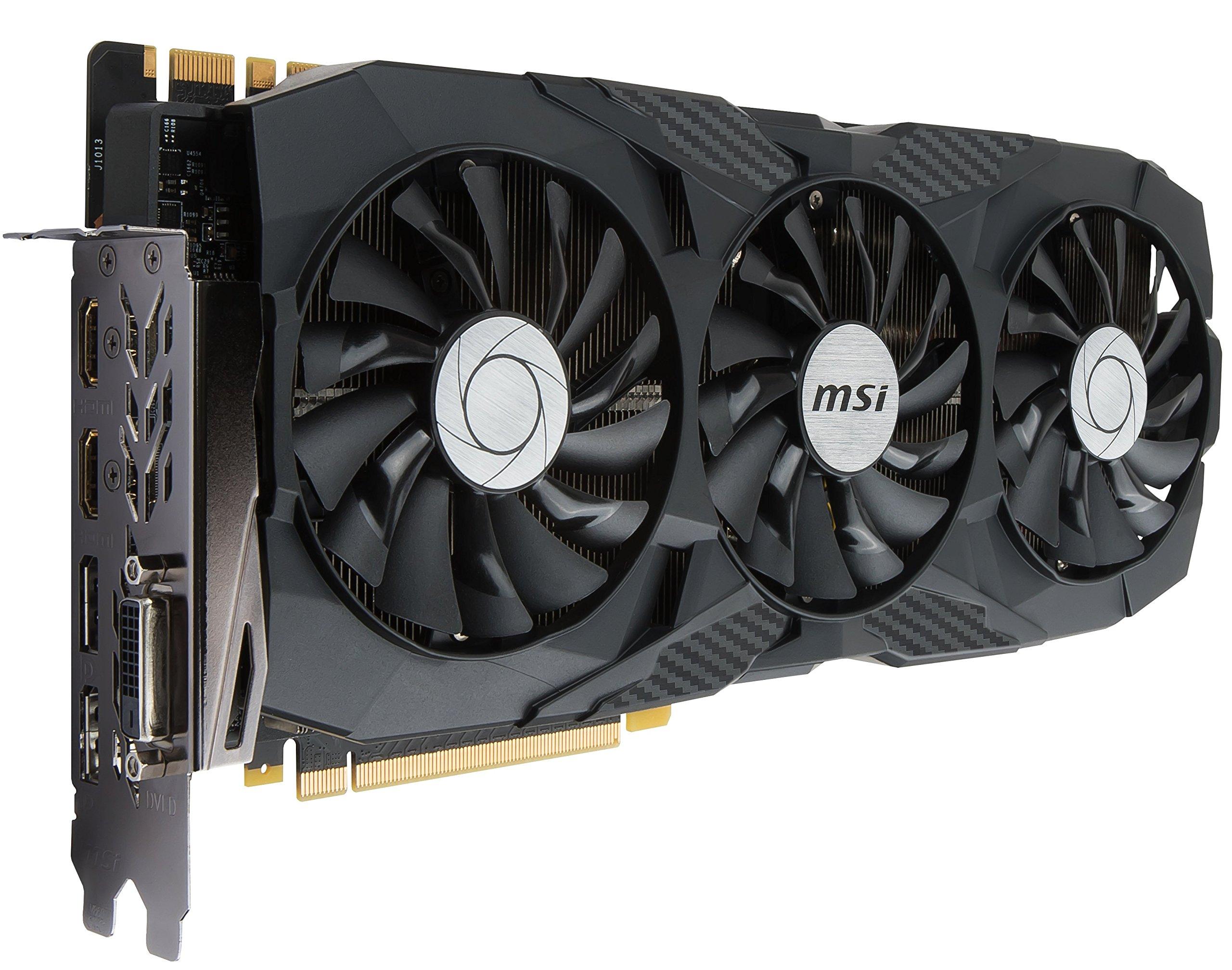 MSI MSI Gaming GeForce GTX 1080 Ti 11GB GDRR5X DirectX 12 352-bit VR Ready Graphics Card (GTX 1080 TI Duke 11G OC)