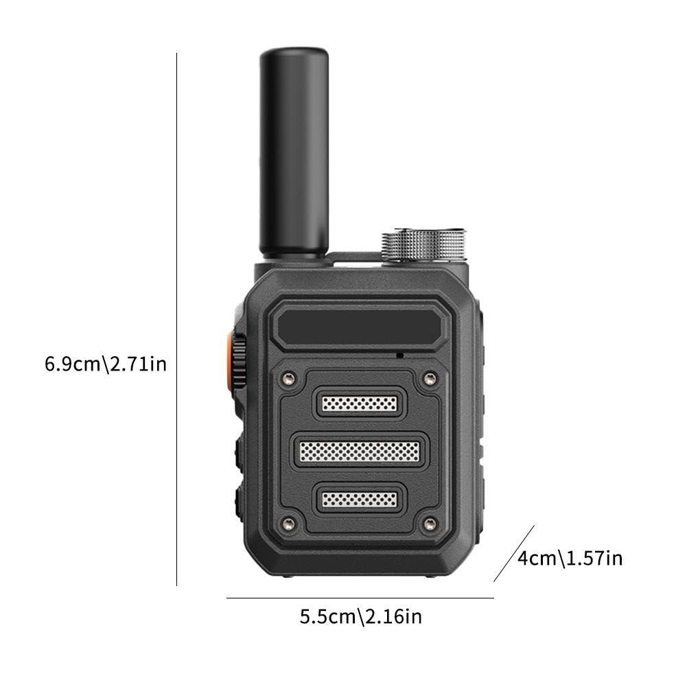 DirectNine Basics Waterproof & Shock Resistant Walkie-Talkies 2 Pack, 2024 Upgraded Nationwide PTT, 3280-6562 FT, Rechargeable Long Range Walkie-Talkies for Adults