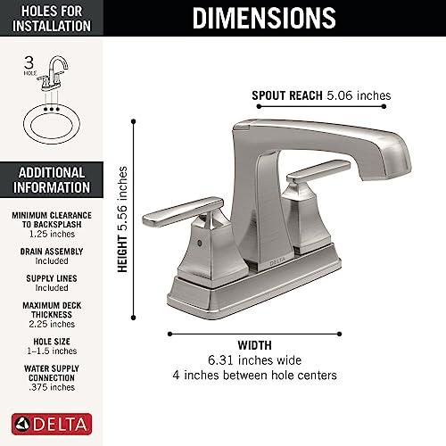 DELTA FAUCET DELTA FAUCET 2564-SSMPU-DST, 5.56 x 9.00 x 5.06 inches, Stainless
