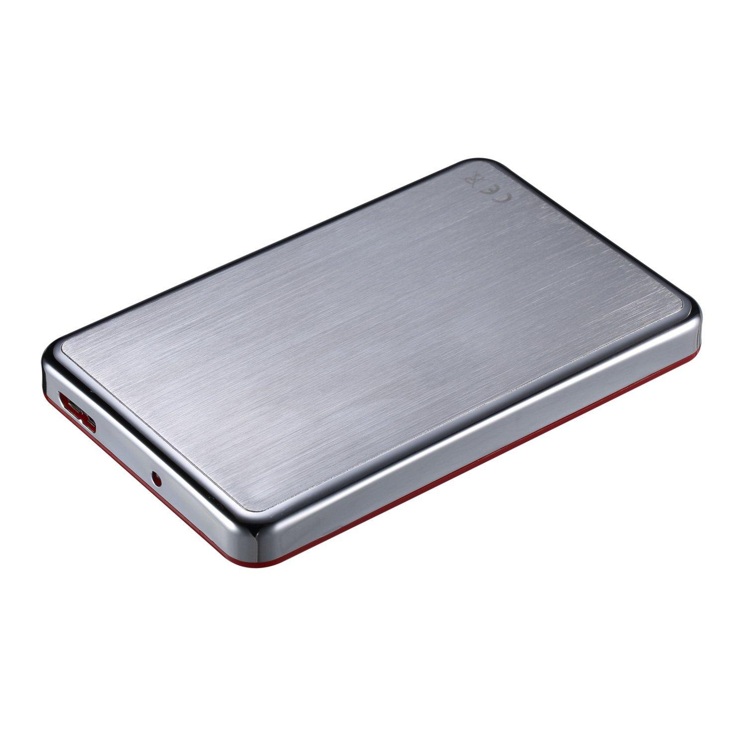 BIPRA Bipra U3 2.5 inch USB 3.0 Mac Edition Portable External Hard Drive - Red (1 TB)