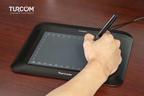 Turcom Turcom TS-6608 Graphic Tablet Drawing Tablets and Pen/Stylus for PC Mac Computer 8 x 6 Inches Surface Area 2048 Levels Pressure Sensitivity, 5080 LPI