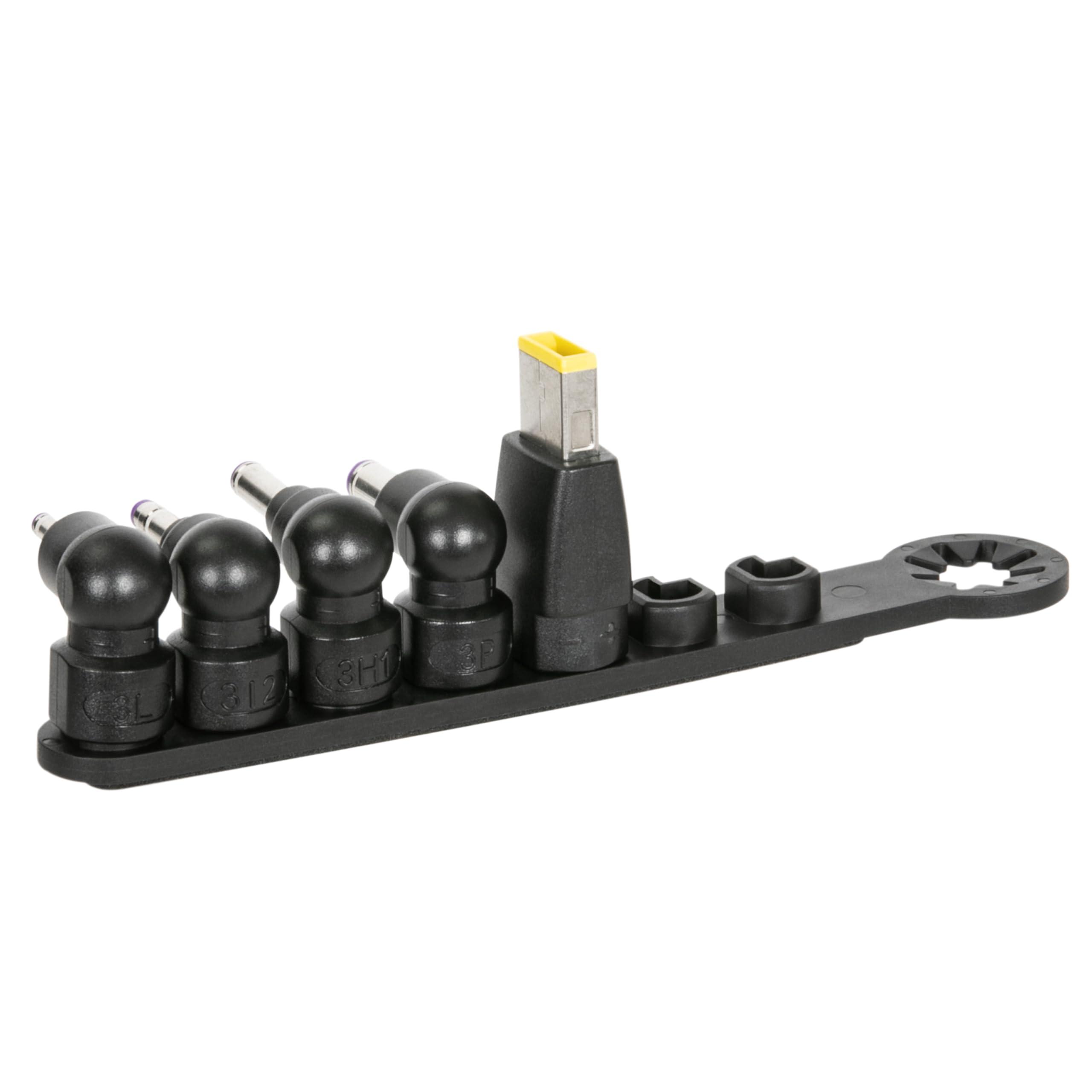 Targus Targus Legacy 65W DC Power Converter with Tips & Storage Compatible with DOCK310, DOCK315, DOCK180 Power Delivery Charging for Legacy Laptops - ACA48GLZ