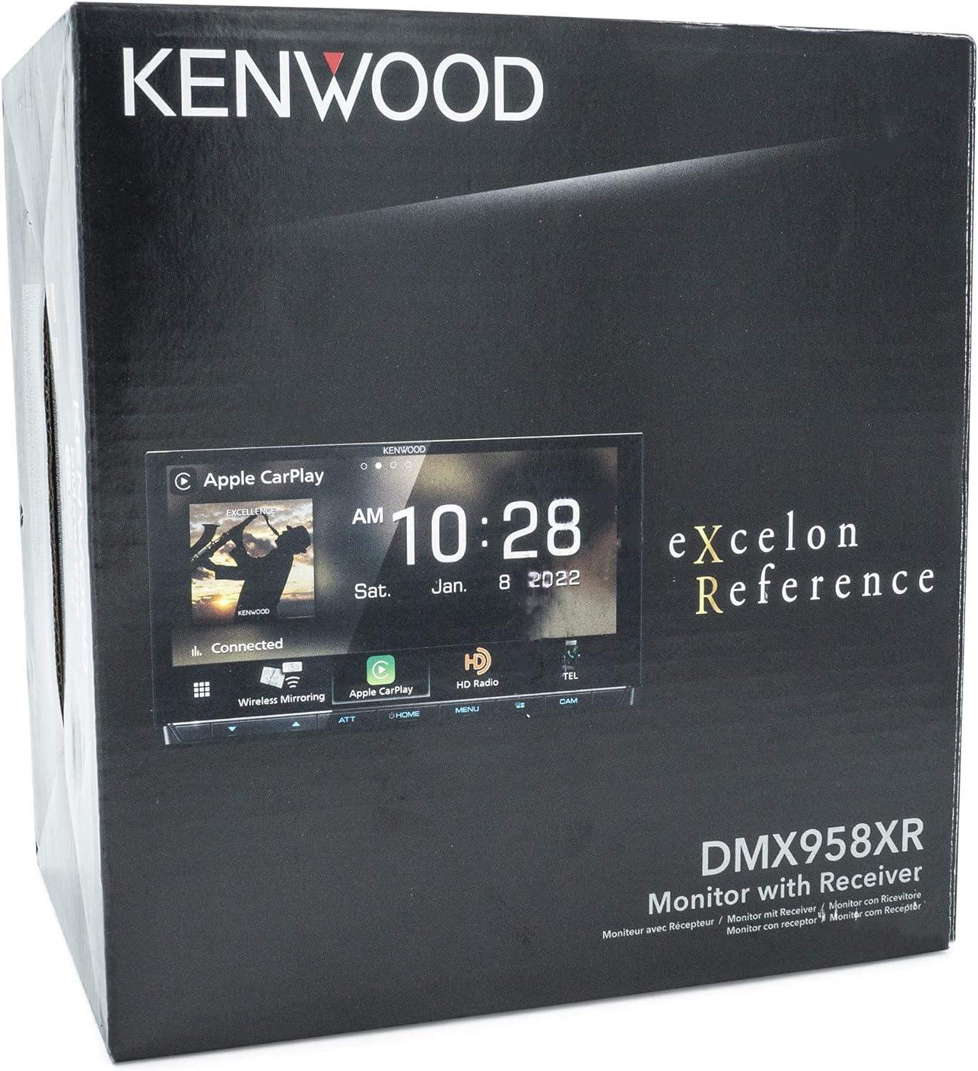 Kenwood KENWOOD DMX958XR EXCELON Reference 6.8\" Full HD Capacitive Touchscreen Car Stereo Receiver | Plus KENWOOD CMOS-230LP Universal Backup Camera