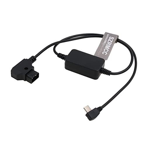 SZRMCC SZRMCC USB C Type-C Regulated 5V to D-tap V Mount Gold-Mount Power Cable for Sound Devices Mix Pre II Blackmagic SDI Converter (Right Angle USB C)