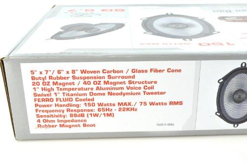 American Bass American Bass SQ5.7 - 6x8/5x7 2-Way Car Speakers Pair