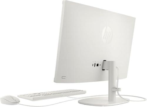 HP HP All-in-One Desktop, 21.5\" FHD Display, Intel Celeron J4025 Processor, 16 GB RAM, 512 GB PCIe SSD, Webcam, WiFi, HDMI, Windows 11 Pro & Office Lifetime License, Wired KB & Mouse Set, Headphone Stand