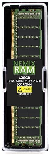 NEMIX RAM NEMIX RAM 128GB (1X128GB) DDR4 3200MHZ PC4-25600 8Rx4 1.2V 288-PIN ECC RDIMM Registered Server Memory Compatible with Dell PowerEdge T550 Tower