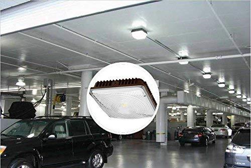 CYLED CYLED 100W LED Canopy Light Industrial Waterproof Outdoor High Bay Balcony Car Park Lane Gas Station Ceiling Light Equivalent 250W HID/HPS 11000 Lm 5500K