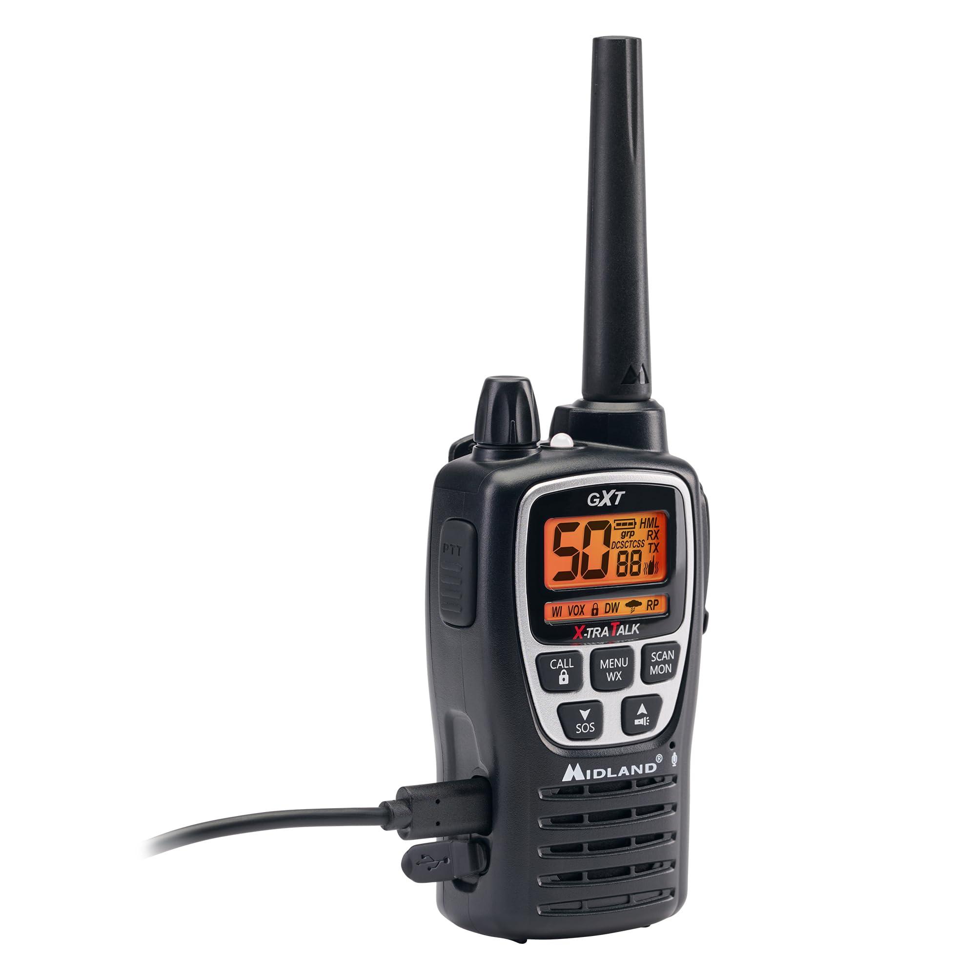 Midland Midland GXT3000 GMRS Radio - 4 Pack Bundle w/Headsets & Chargers