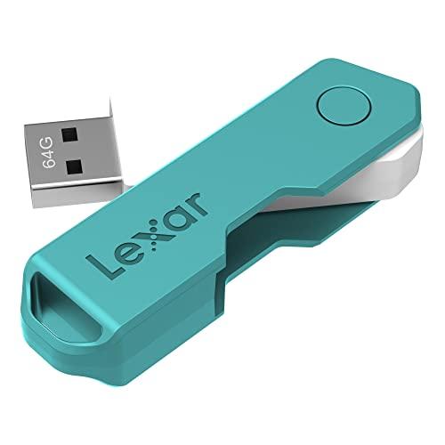 Lexar Lexar JumpDrive TwistTurn2 USB 2.0 Flash Drive, 32GB, Assorted Colors, LJDTT2-32GABOD20