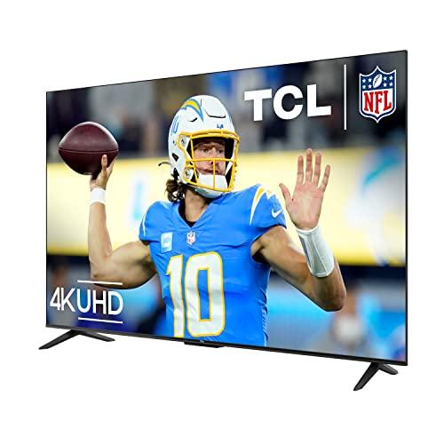 TCL TCL 50-Inch Class S4 4K LED Smart TV with Google (50S450G, 2023 Model), Dolby Vision, HDR Pro, Atmos, Assistant Built-in Voice Remote, Works Alexa, Streaming UHD Television