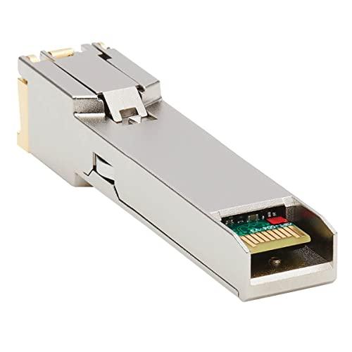Tripp Lite Tripp Lite Cisco GLC-TE Compatible SFP Transceiver, 10/100/1000Base-TX Module, Copper, RJ45, Cat6 Ethernet, 100 m (N286-01GLC-TE)