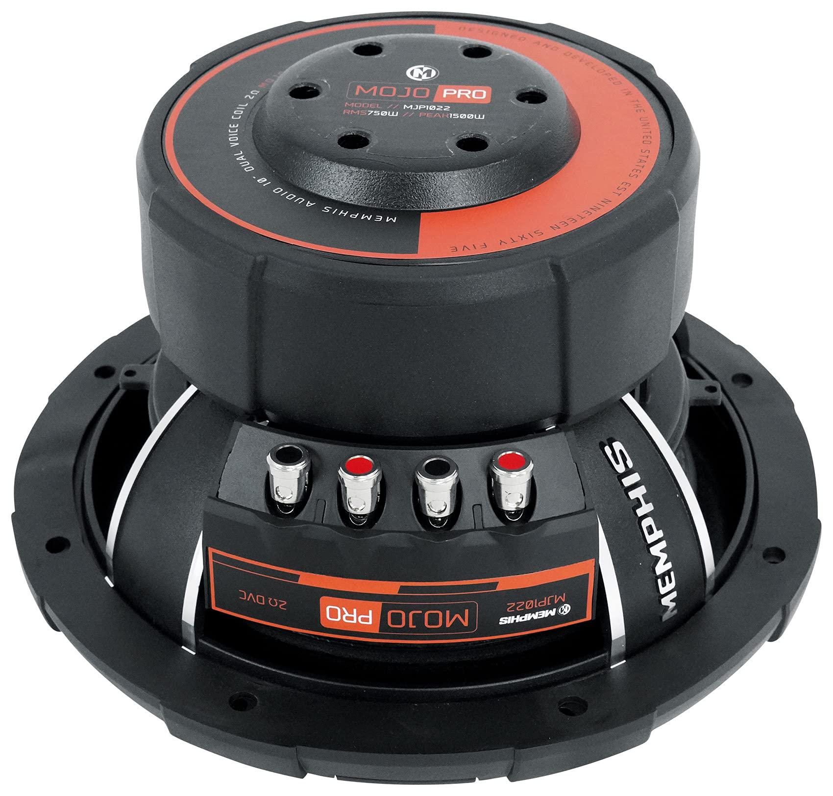 Memphis Audio Memphis (2) Audio MJP1022 10\" 1500w MOJO Pro Car Audio Subwoofers DVC 2 ohm Subs