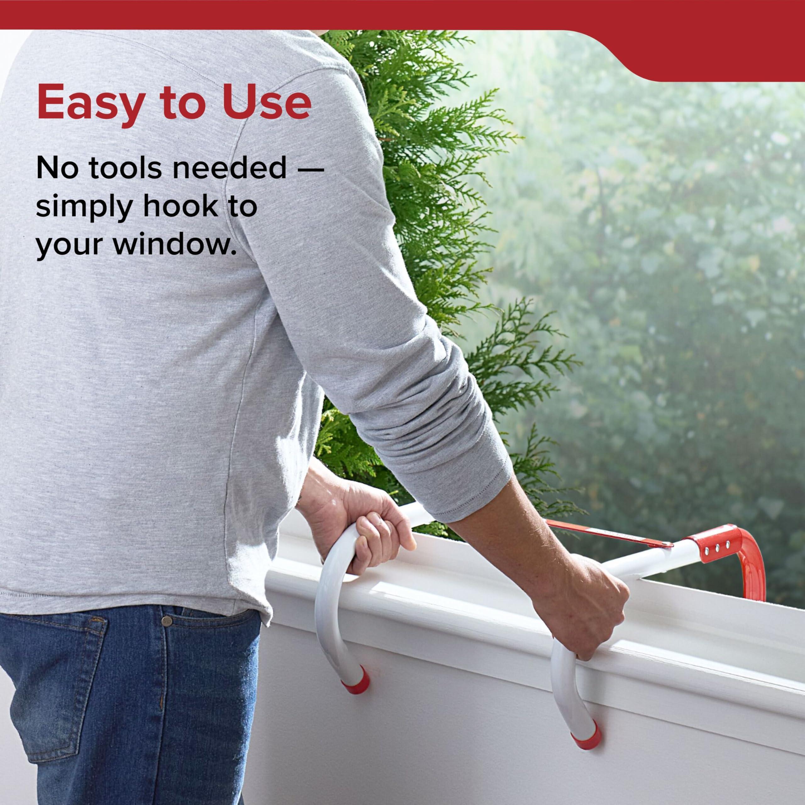 Kidde Kidde Fire Escape Ladder, 2-Story Rope Ladder, Extends to 13-Feet, Anti-Slip Rungs