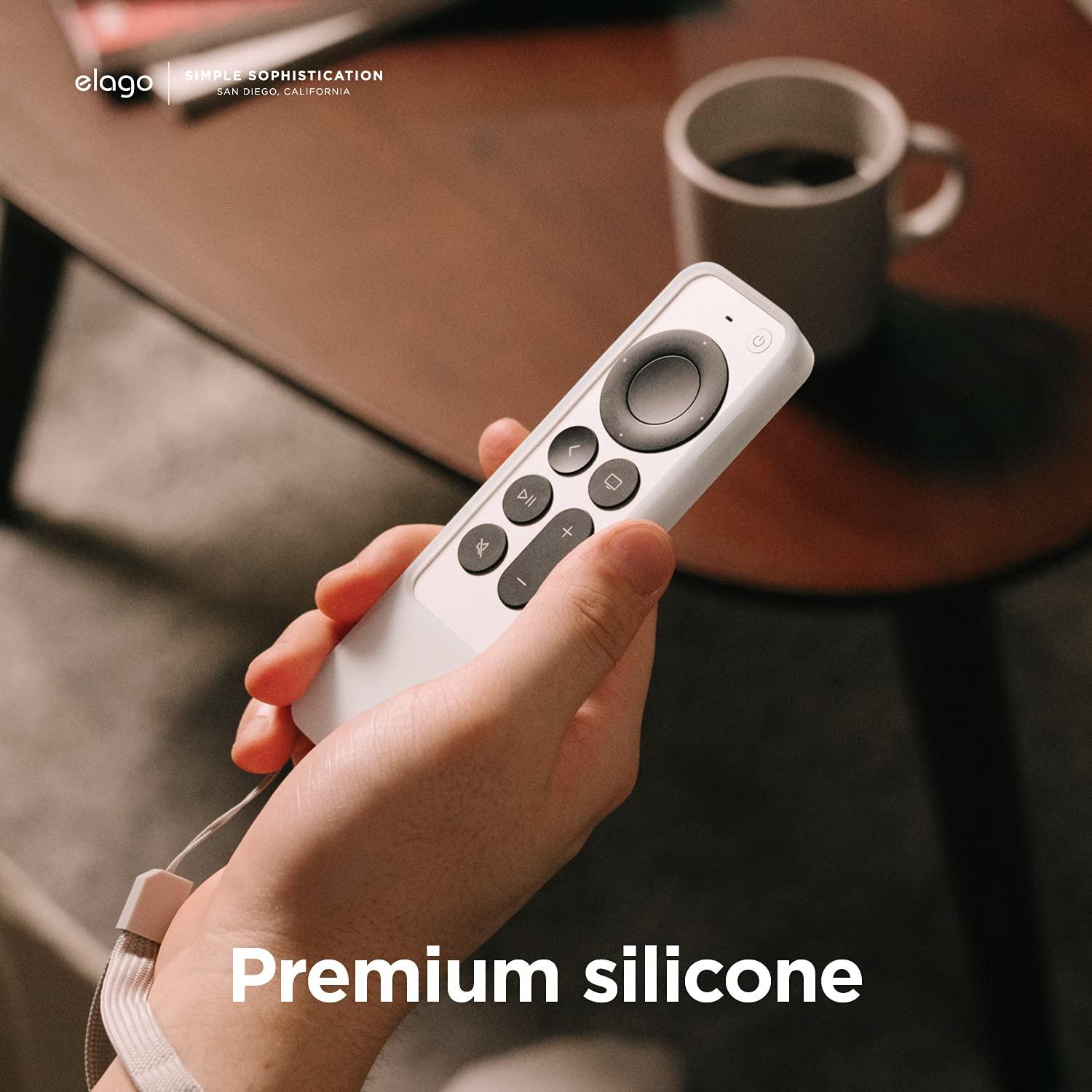 elago elago R4 Retro Case Compatible with 2022 Apple TV 4K Siri Remote 3rd Generation, Compatible with 2021 Apple TV Siri Remote 2nd Gen - Classic Controller Design [Non-Functional] (Nightglow Blue)