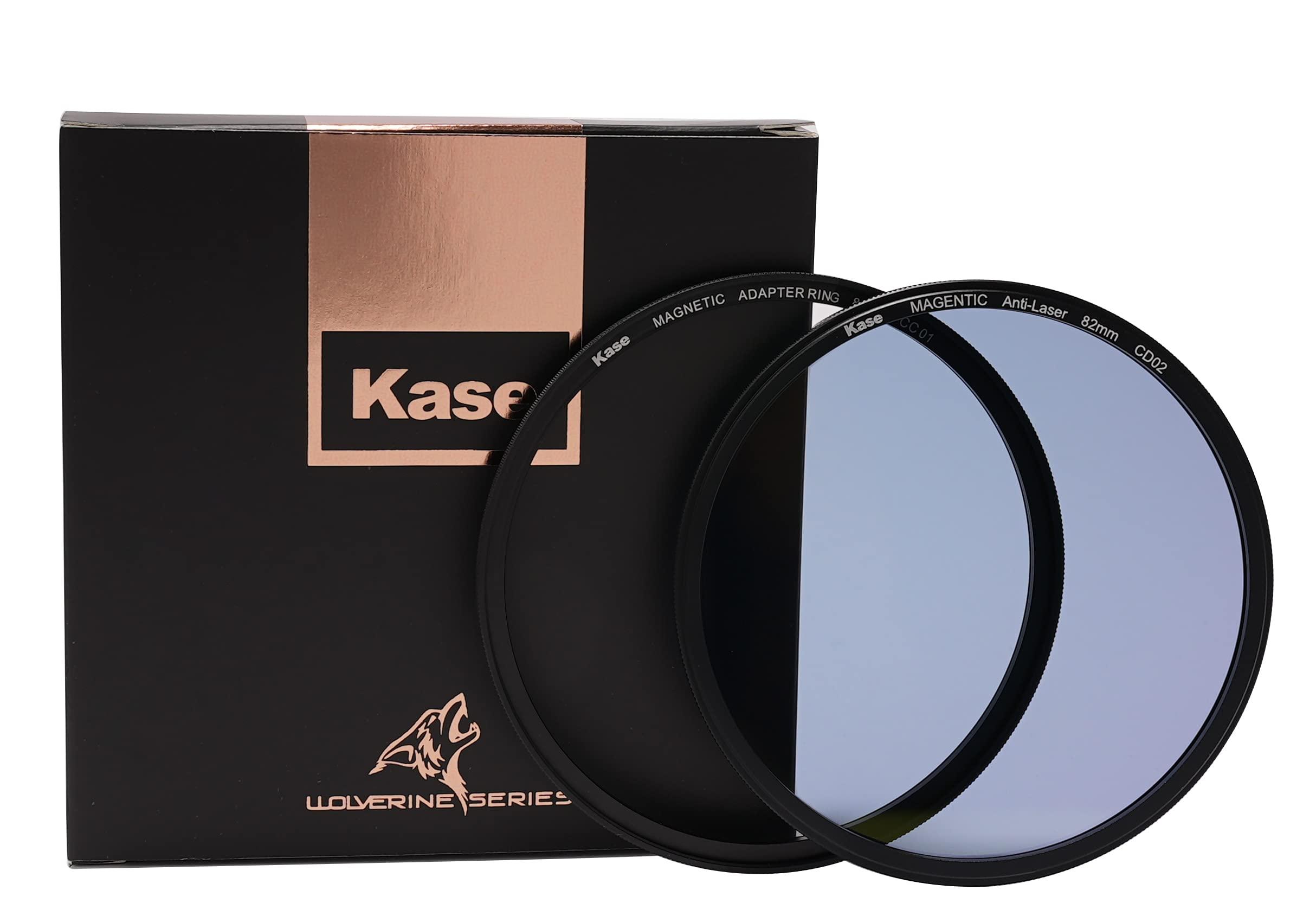 Kase Kase Wolverine 82mm Anti-Laser Protection Filter Magnetic Shockproof Tempered Optical Glass Incl Adapter 82