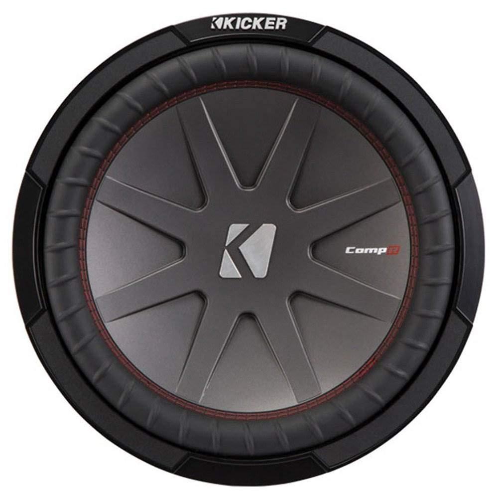 KICKER Kicker CompR12 12-Inch (30cm) Subwoofer, DVC, 2-Ohm, 500W