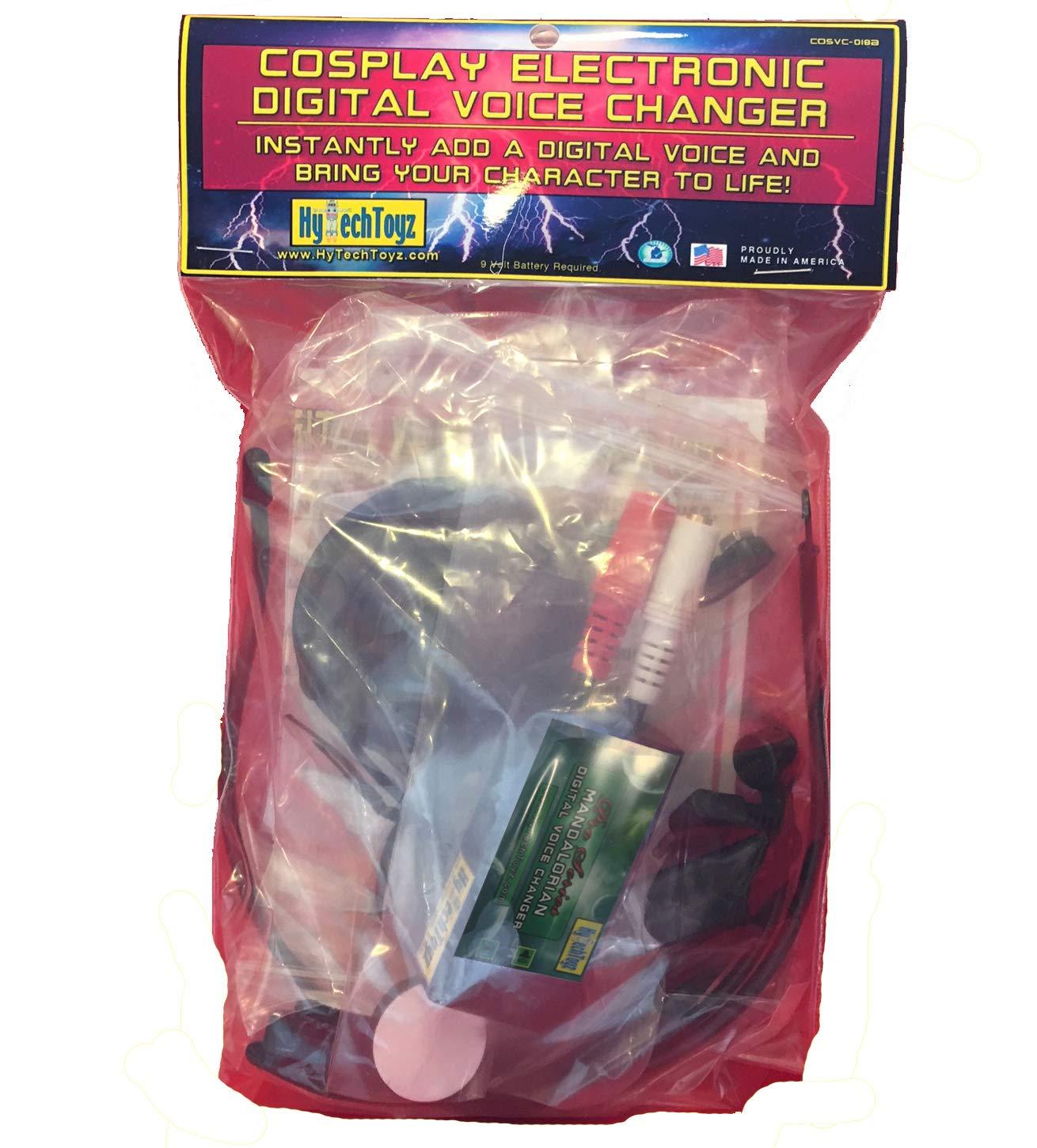HYTECHTOYZ MANDALORIAN - BOBA FETT HELMET VOICE CHANGER COSPLAY HALLOWEEN COSTUME SET MICROPHONE & SPEAKER - MAKES YOUR VOICE SOUND LIKE MANDALORIAN