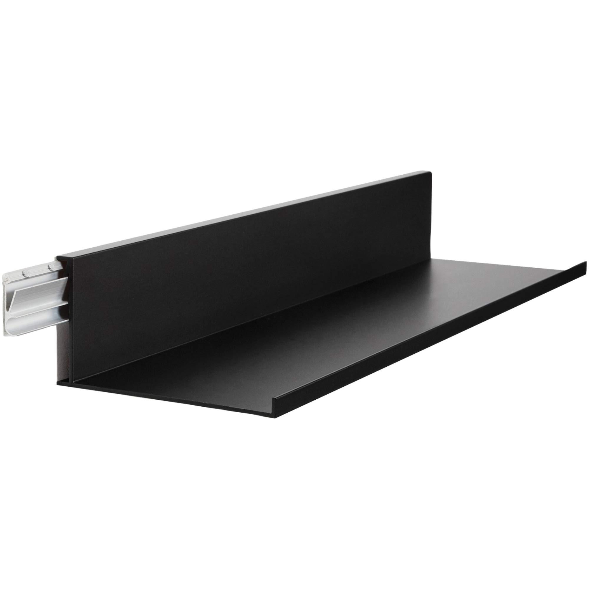 Hangman Hangman L48B L 48-Inch No-Stud Floating Shelf (Black Powder Coat)