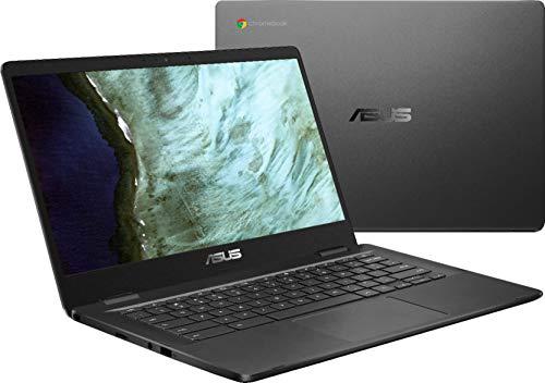 ASUS ASUS Chromebook C423 14" Laptop Computer for Business Student, Intel Celeron N3350 up to 2.4GHz, 4GB DDR4 RAM, 32GB eMMC, 802.11AC WiFi, Webcam, Type-C, Online Class Ready, Chrome OS, iPuzzle MousePad