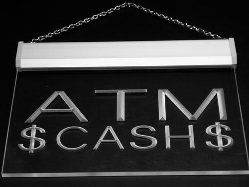 ADVPRO ATM Cash Dollar Machine LED Sign Neon Light Sign Display i470-b(c)