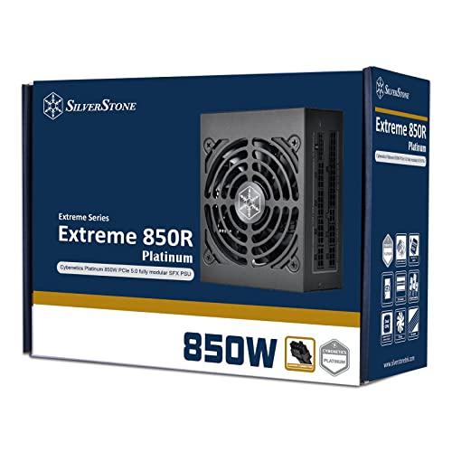 SilverStone Technology SilverStone Technology Extreme 850R Platinum Cybenetics Platinum 850W SFX12V 4.0 (ATX 3.0) & PCIe 5.0 SFX Power Supply, SST-EX850R-PM