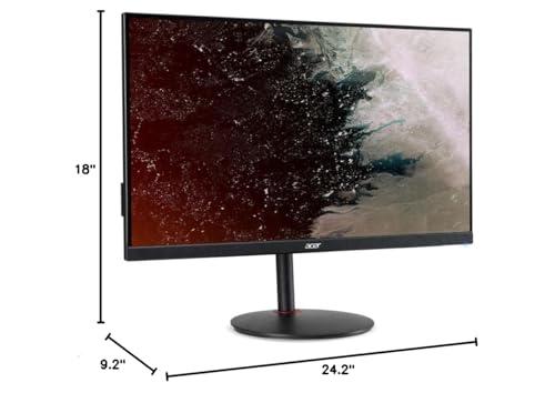 acer Acer Nitro XV272U Vbmiiprx 27" Zero-Frame WQHD 2560 x 1440 Gaming Monitor | AMD FreeSync Premium Agile-Splendor IPS Overclock to 170Hz Up 0.5ms 95% DCI-P3 1 Display Port & 2 HDMI 2.0