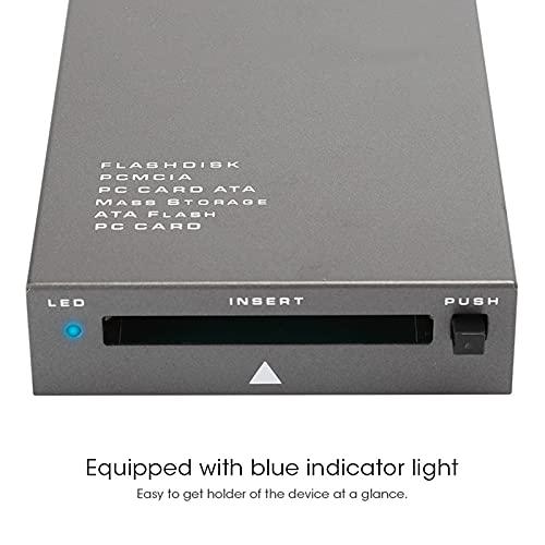 Acogedor USB 2.0 PCMCIA Card Reader, USB2.0 Interface to PC Card ATA, PCMCIA, PC Card Memory Card Reader Support 20MB-20G, Plug and Play, Hot Swap