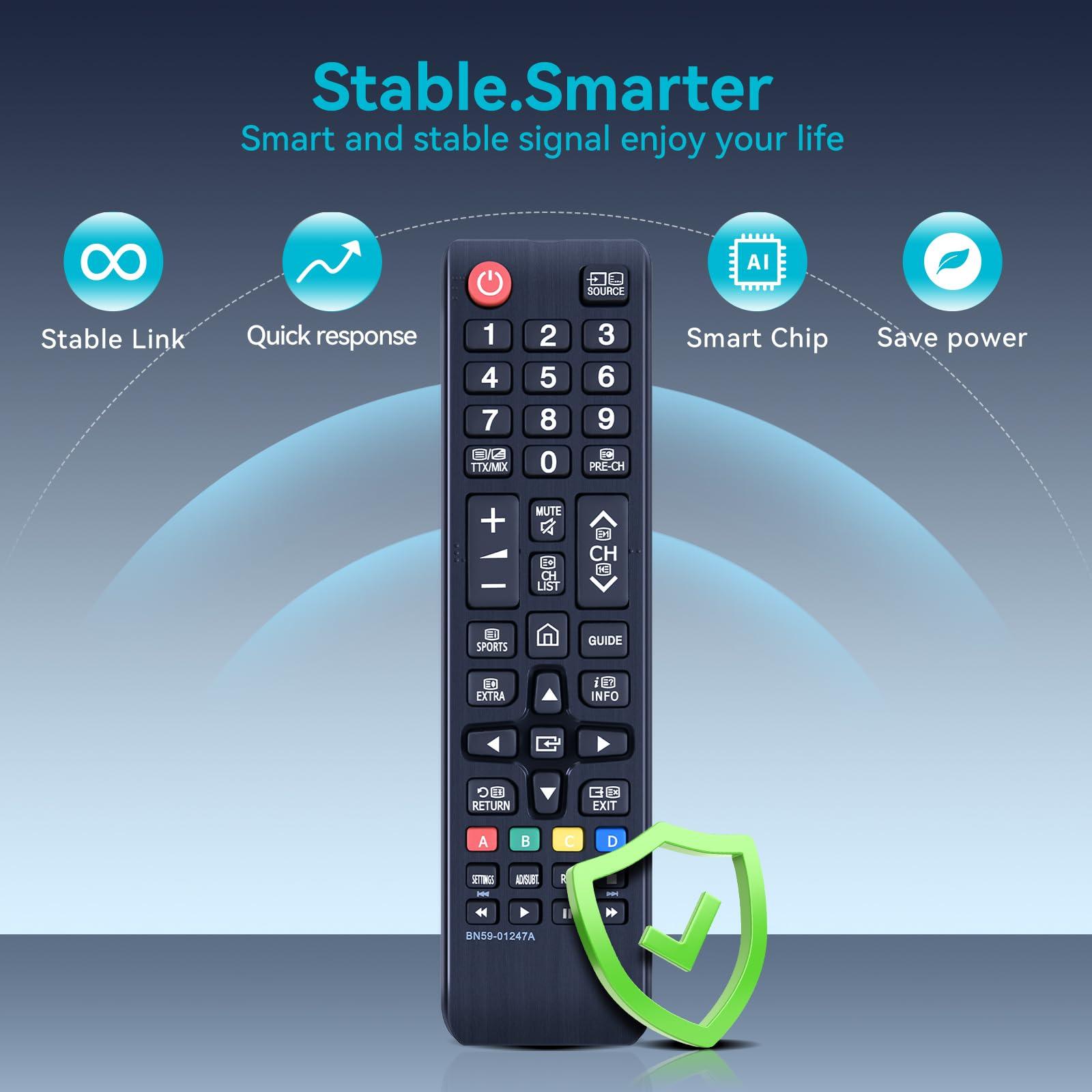 ZWP ZWP BN59-01247A Replacement Remote Control for Samsung Smart TV 7, 8, 9 Series UE32K5500 UE32K5600 UE40K5500 UE40K5510 UE40K5600 KS8000 UE49KS9000 UE55KS9000 UE65KS9000 KS9000 UN60KS8000FXZA